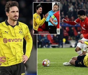 胡梅尔斯被判点球，违背足球运动的初衷的判罚